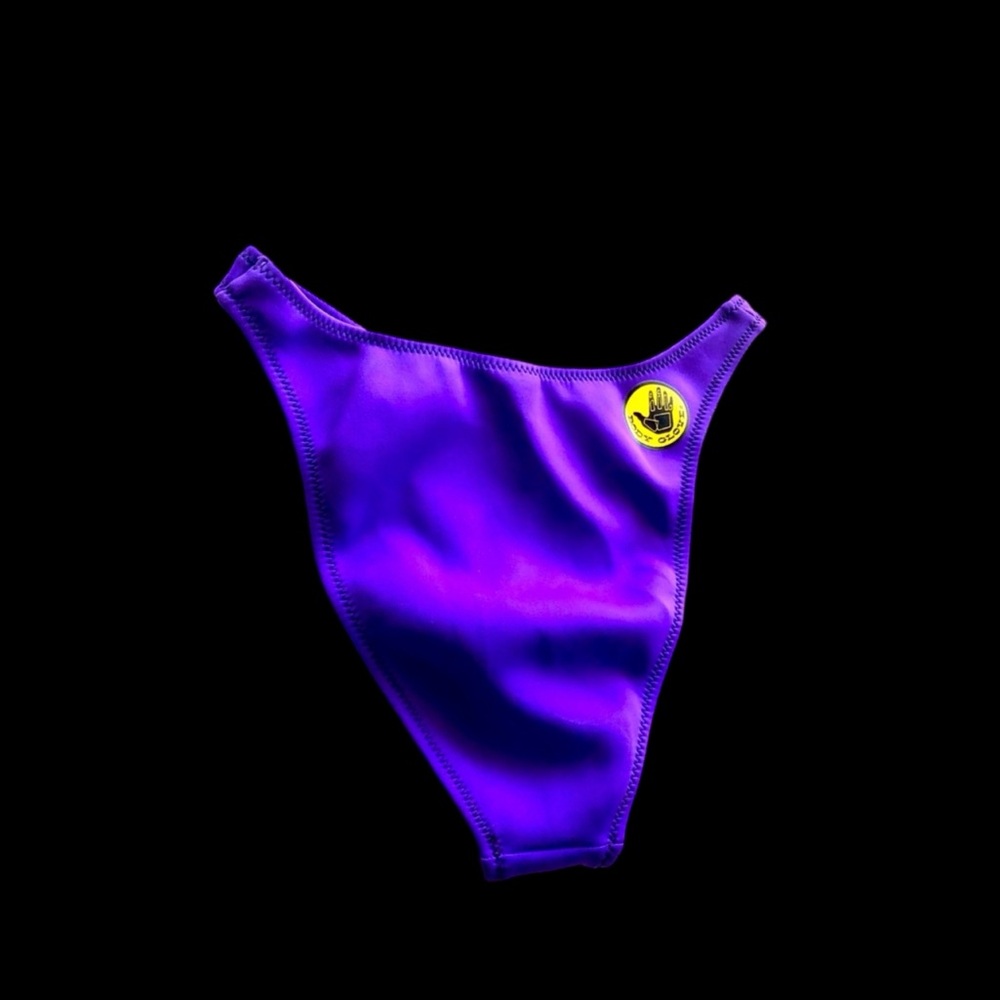 Body Glove Vintage Purple High Waist High Cut Neoprene Surf Bikini Swim Bottoms - Picture 4 of 10